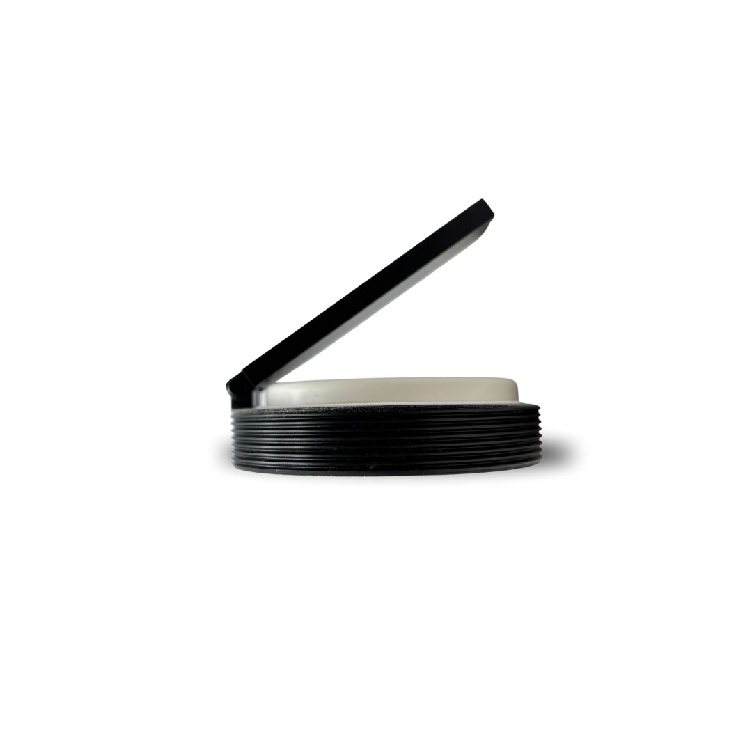 Black Artwork Protection Sensor for Painting with its hinged lever raised