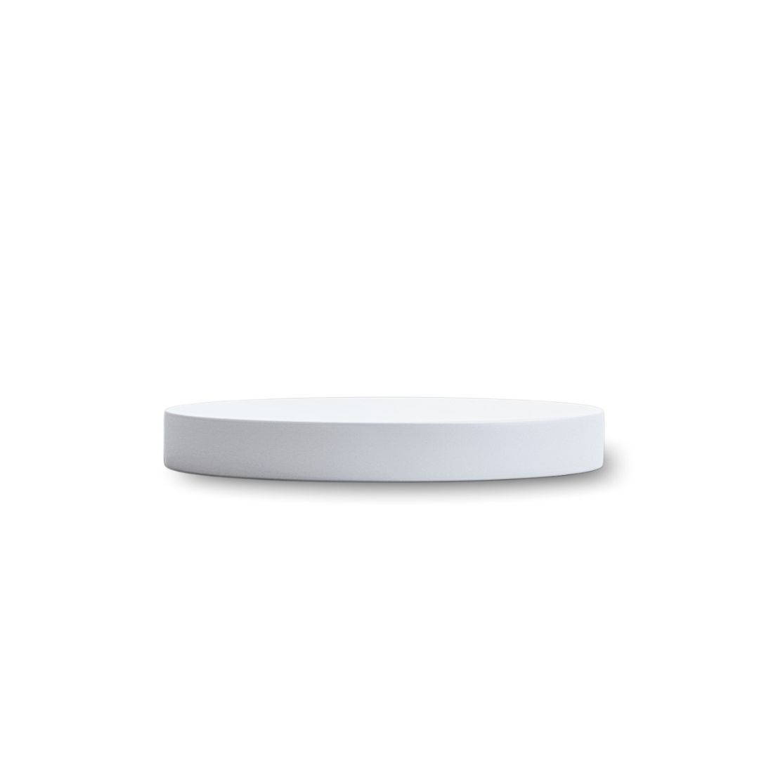 White circular Artwork Protection Sensor for Sculpture