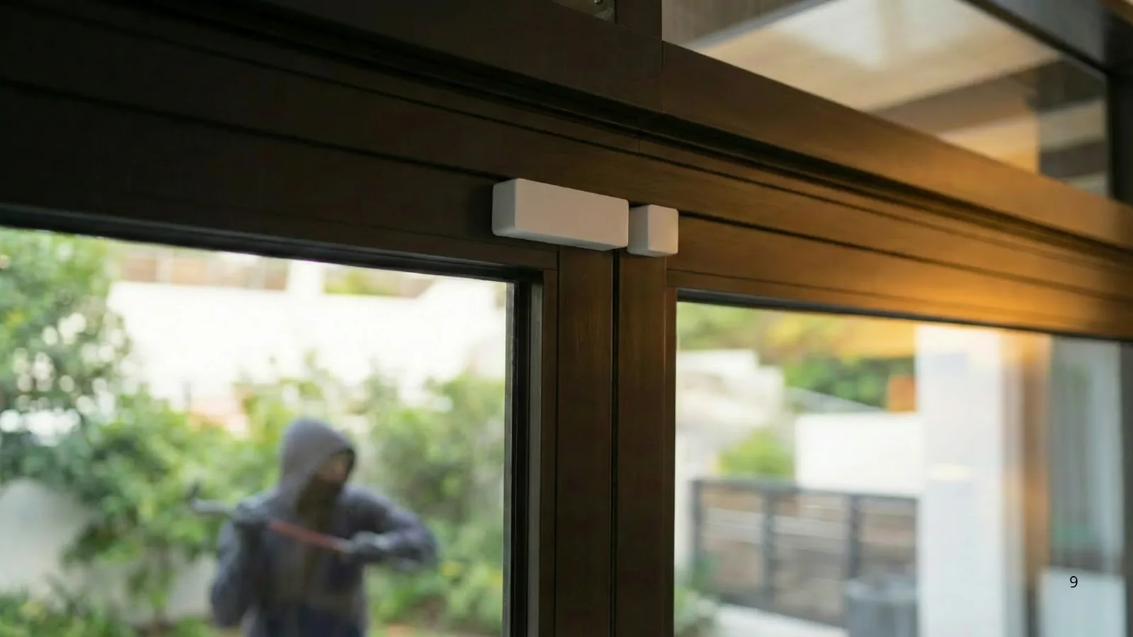 Apeiron Guard Door and Window Sensor detecting a protected door or window opening event