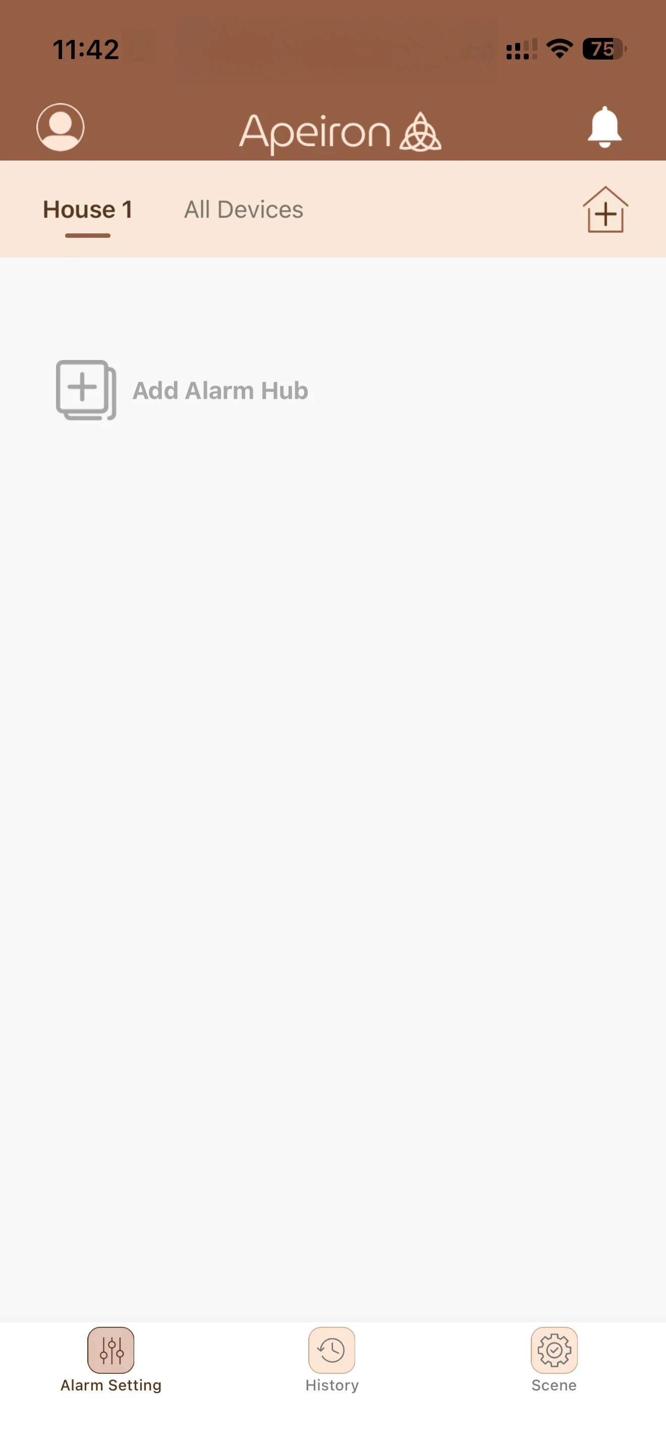 Add Zone control in the Apeiron Guard App